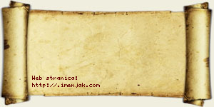 Isidora Jović vizit kartica